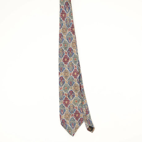 Front Front of Vintage 1990's Paisley Patterned Tie
