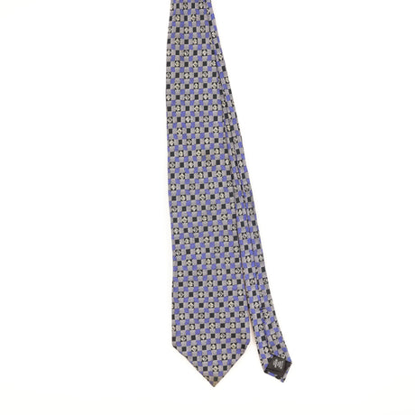 Front of Vintage 1990's Paco Rabanne Geometric Patterned Tie