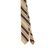 Front of Vintage 1980's Striped Patterned Tie