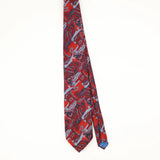 Front Front of Vintage 1980's Damon Abstract Patterned Tie
