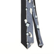 Front Detail of Vintage 1990's Abstract Patterned Tie