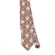 Front Front Detail of Vintage 1990's Zylos Geometric Patterned Tie
