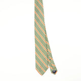 Front Front of Vintage 1990's Lands' End Striped Patterned Tie