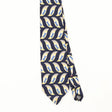 Front Front Detail of Vintage 1990's Zylos Geometric Patterned Tie