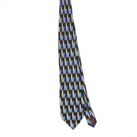 Front Front of Vintage 1990's Geometric Patterned Tie