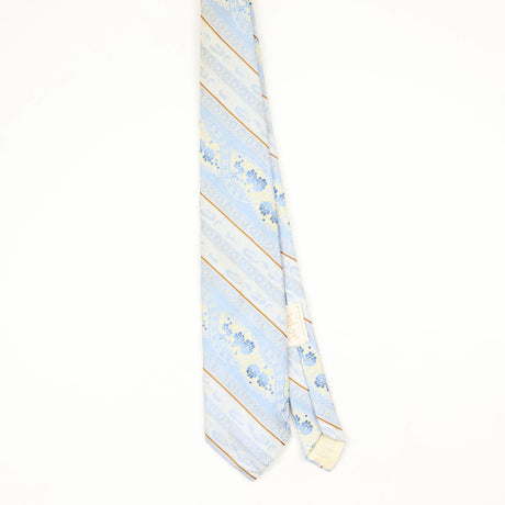 Front Front of Vintage 1980's Floral Patterned Tie