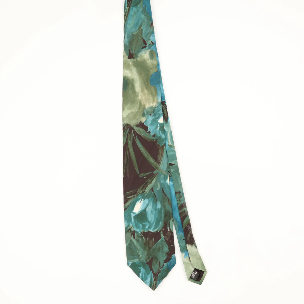 Front Front of Vintage 1990's Van Heusen Floral Patterned Tie
