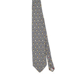 Front Front of Vintage 1990's Henry Grethel Geometric Patterned Tie