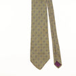 Front Detail of Vintage 1990's Bert Pulitzer Geometric Patterned Tie