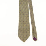 Front Detail of Vintage 1990's Bert Pulitzer Geometric Patterned Tie