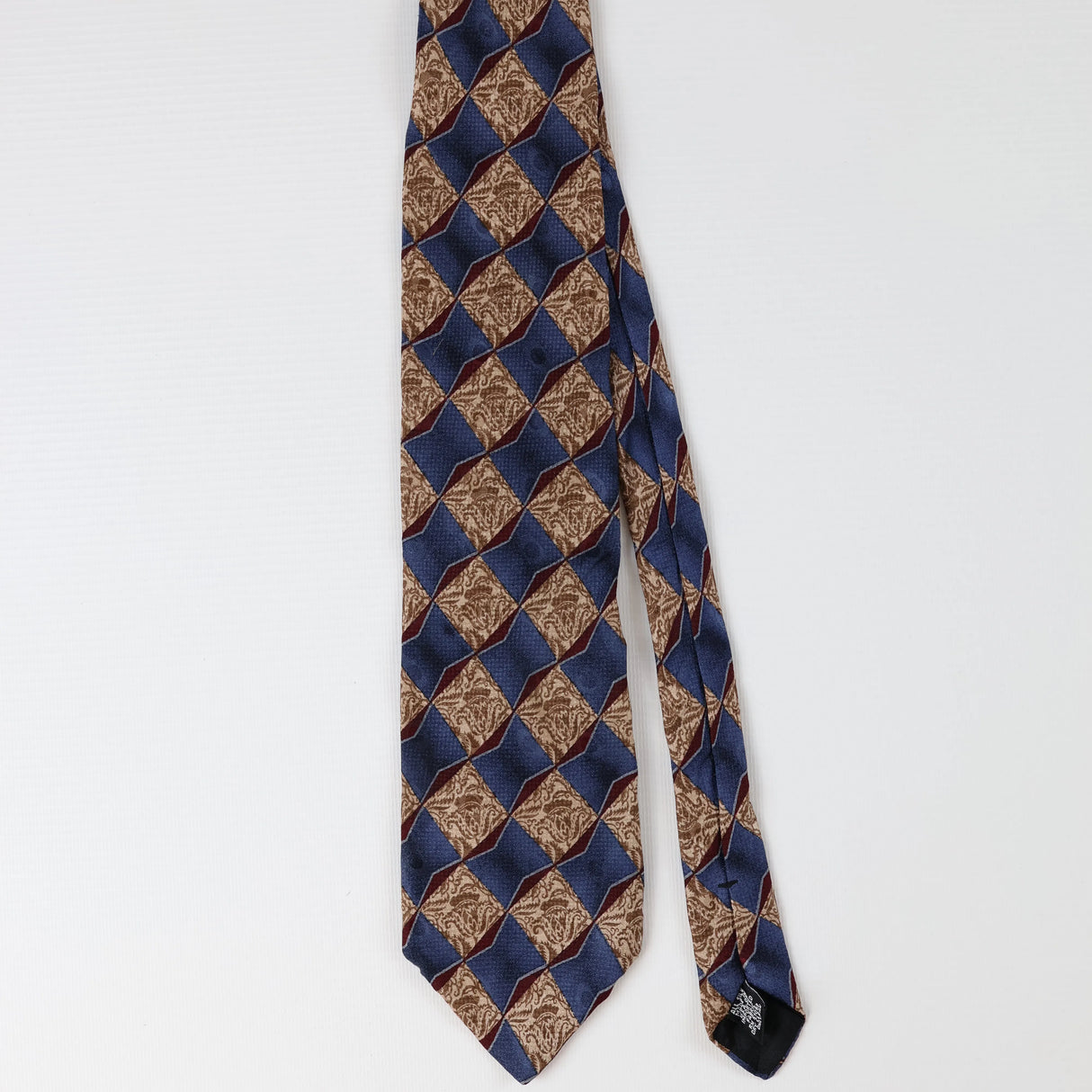 Front of Vintage Geometric Patterned Tie