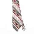 Front Front Detail of Vintage 1990's Van Heusen Striped Patterned Tie