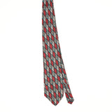 Front Front of Vintage 1990's Givenchy Swirls Geometric Patterned Tie