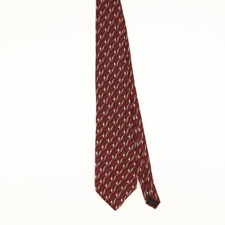 Front of Vintage 1990's Kenneth Cole Geometric Patterned Tie