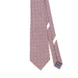 Front Detail of Vintage 1990's Salvatore Ferragamo Geometric Patterned Tie