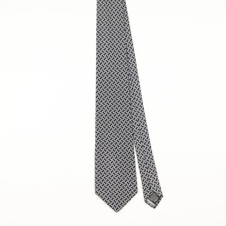 Front of Vintage 1990's Tie Rack Charleston Geometric Patterned Tie