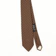 Front Front Detail of Vintage 1980's Christian Dior Geometric Patterned Tie