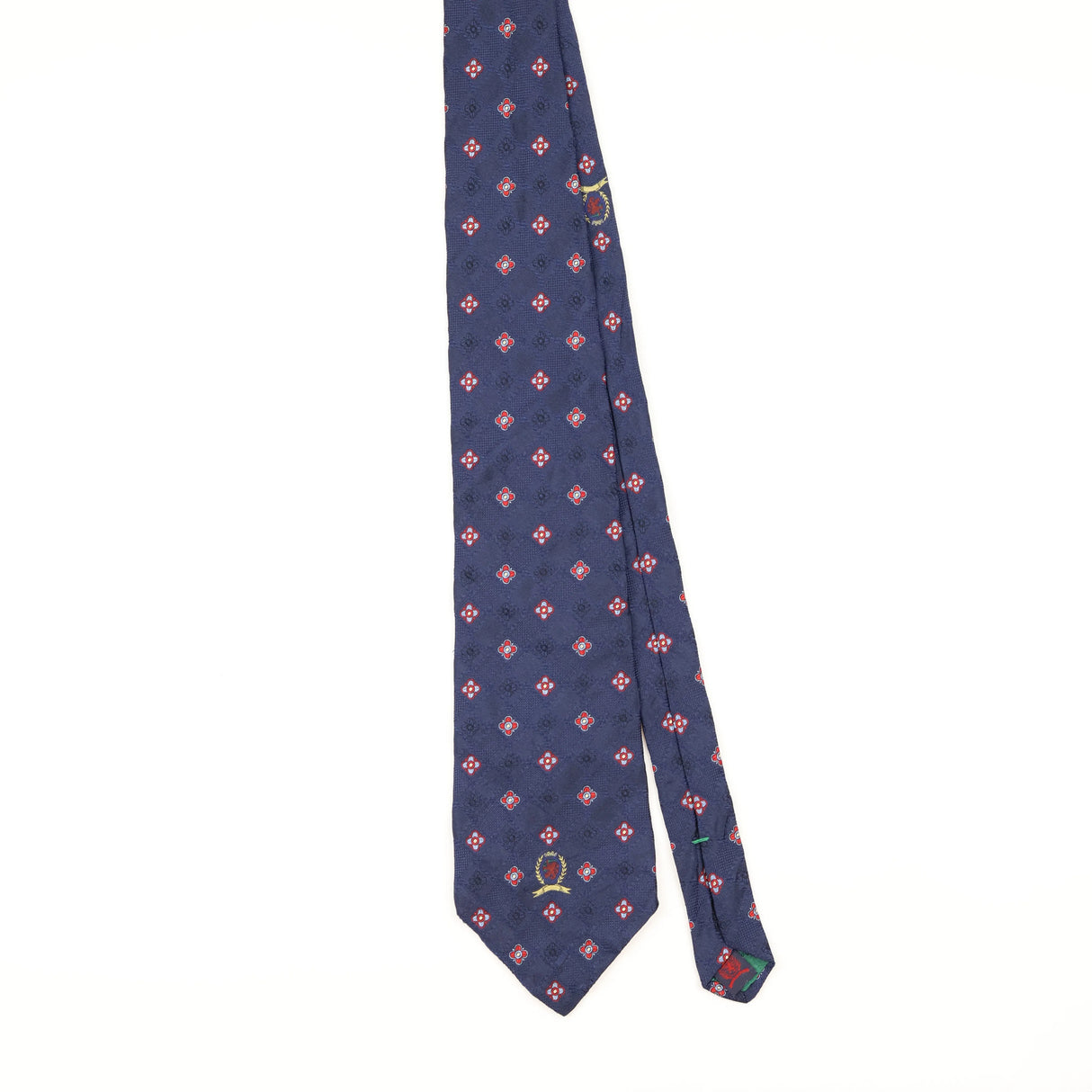 Front of Vintage 1990's Tommy Hilfiger Geometric Patterned Tie