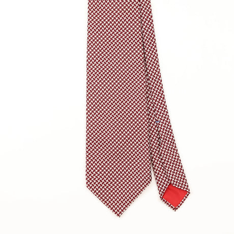 Front Detail of Vintage 1970's Wembley Geometric Patterned Tie