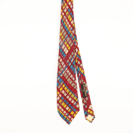 Front of Vintage Missoni Geometric Patterned Tie