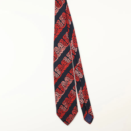Front of Vintage Abstract Patterned Tie