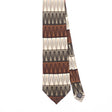 Front Front Detail of Vintage Haggar Geometric Patterned Tie
