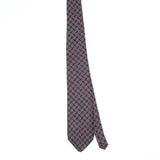 Front Front of Vintage 1990's Foulard Geometric Patterned Tie