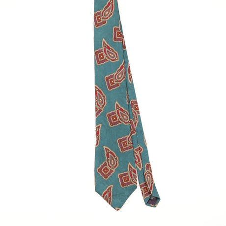 Front of Vintage 1990's Don Loper Paisley Patterned Tie