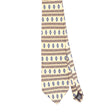 Front Front Detail of Vintage 1990's Geoffrey Beene Striped Patterned Tie