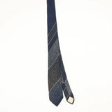 Front Front of Vintage 1990's Vitaliano Pancaldi Striped Patterned Tie
