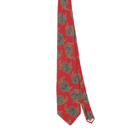 Front Front of Vintage 1990's Christian Dior Geometric Patterned Tie