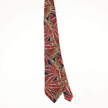 Front Front of Vintage 1990's Abstract Patterned Tie