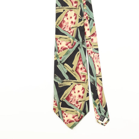 Front Detail of Vintage Christian Dior Abstract Patterned Tie
