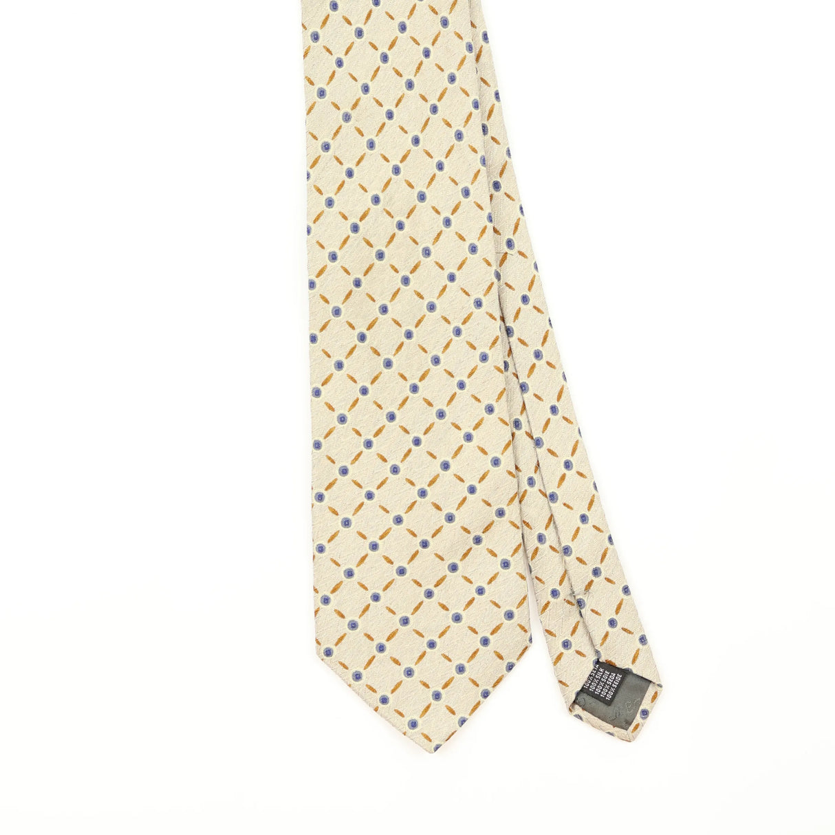 Front Detail of Vintage 1990's Jaeger Geometric Patterned Tie