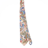 Front Front of Vintage 1990's Floral Patterned Tie