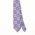 Front Front Detail of Vintage 1980's Wembley Geometric Patterned Tie