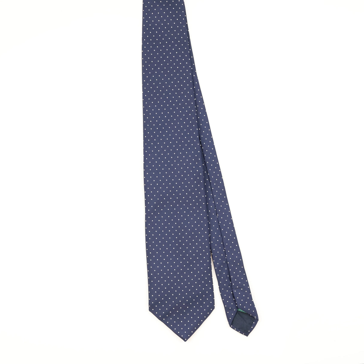 Front of Vintage 1990's Polka Dot Patterned Tie