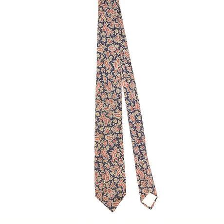 Front of Vintage 1990's Paisley Patterned Tie