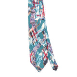 Front Front Detail of Vintage 1990's Abstract Patterned Tie