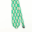 Front Detail of Vintage 1990's Geometric Patterned Tie