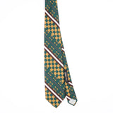 Front Front of Vintage 1980's Geometric Patterned Tie