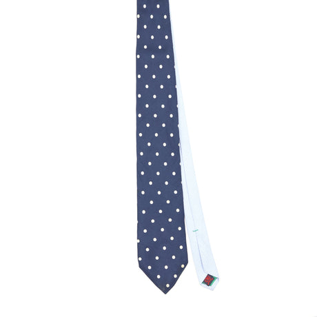 Front Front of Vintage 1990's Tommy Hilfiger Polka Dot Patterned Tie