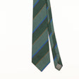 Front Detail of Vintage 1990's Cerruti 1881 Monogram Geometric Patterned Tie