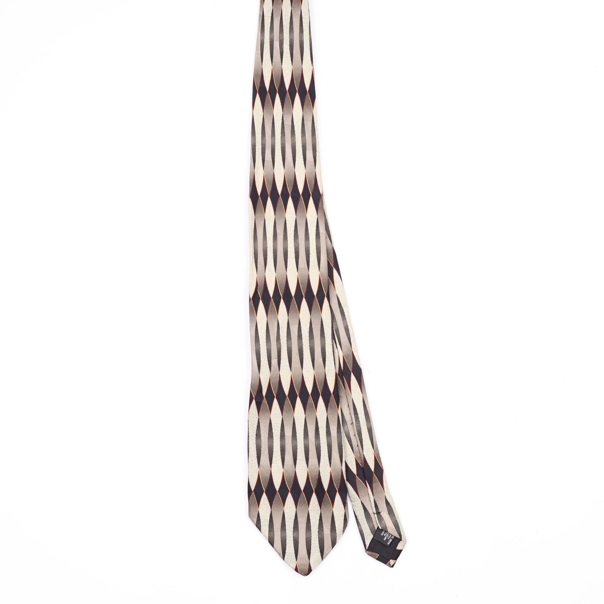 Front Front of Vintage 1990's Geometric Patterned Tie