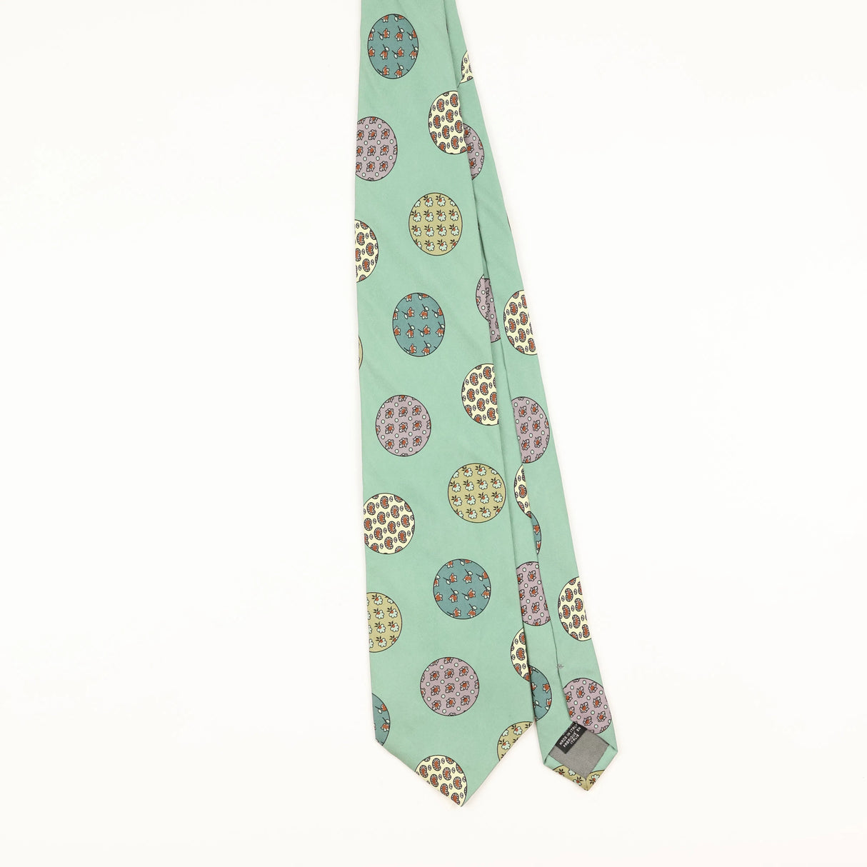 Front of Vintage 1990's Kenzo BNWT Geometric Patterned Tie