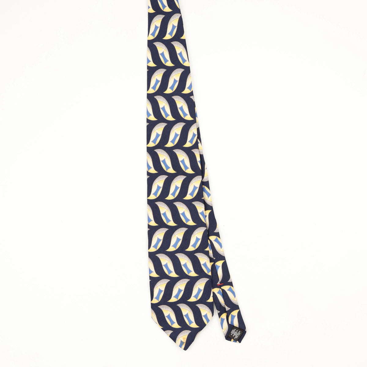Front Front of Vintage 1990's Zylos Geometric Patterned Tie