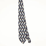 Front Front of Vintage 1990's Zylos Geometric Patterned Tie