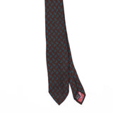 Front Front Detail of Vintage 1980's Paisley Patterned Tie