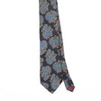 Front Front Detail of Vintage 1990's Bert Pulitzer Paisley Patterned Tie