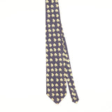 Front of Vintage 1990's Rene Chagal Elephant Animal Print Patterned Tie